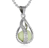 Water Drop Locket Necklace